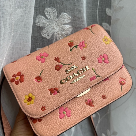 Coach Mini Brynn Crossbody With Mystical Floral Print - Picture 1 of 6